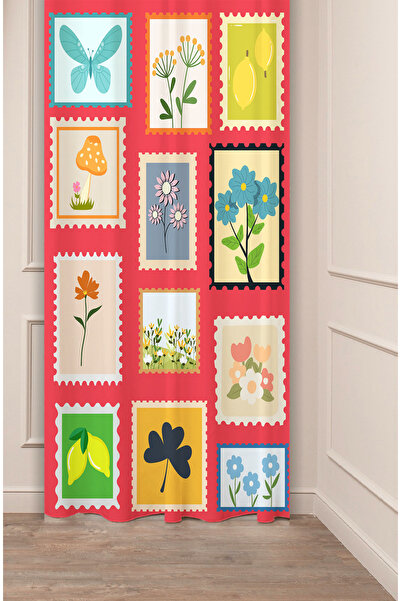 GREENDECOR Sticker Posta Puluçiçek Nature City Patterned Colorful Specially D...