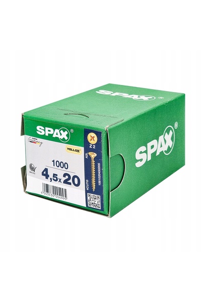 ABC SPAX Șuruburi Universale Spax 4.5 X 20 1000 Bucăți Pz2