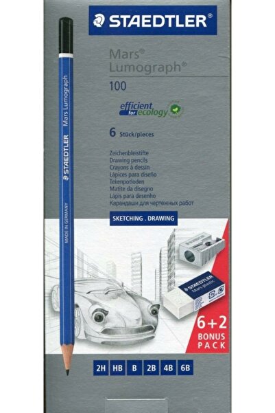 Staedtler Creioane de desen 6 bucăți 11104