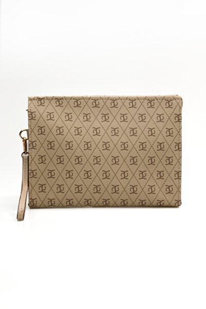 COUPELLA Women's Monogram Patterned Handbag Portfolio Wallet Clutch