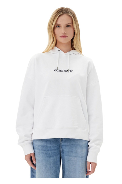 Guess Jeans Φούτερ W5RQ27K68I4-G011 - White - l