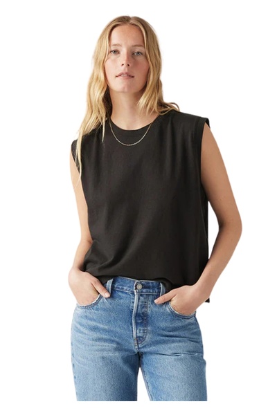 Levi's ® Boxy Αμάνικη Μπλούζα A8794-0020 – Black - m