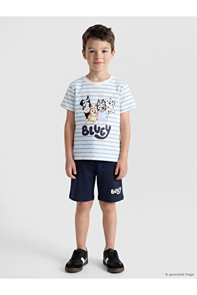 LC Waikiki Sparkling Choices from Shining Store Bluey Printed Boys' Shorts Pa...
