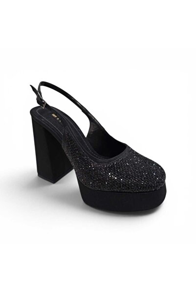 CYLN Mi̇lano 1549 Evening Dress Women's Thick Platform Heeled Shoes (12 cm Heel Length)