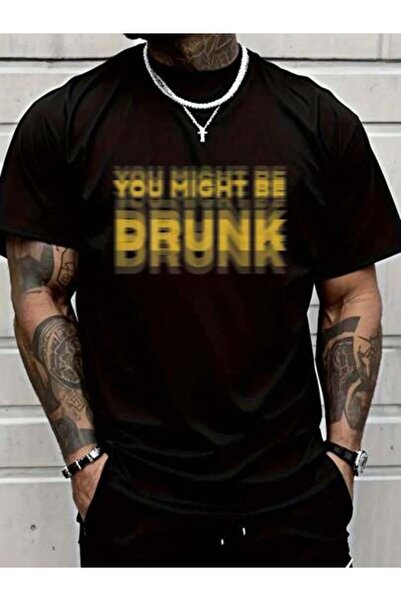 9JY 100% Cotton Funny Drinking Humor You Might Be Drunk T-Shirt Women's Men G...