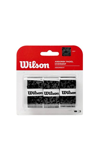Wilson Padel Overgrip Absorbx 3 Pack Black WR8911102001