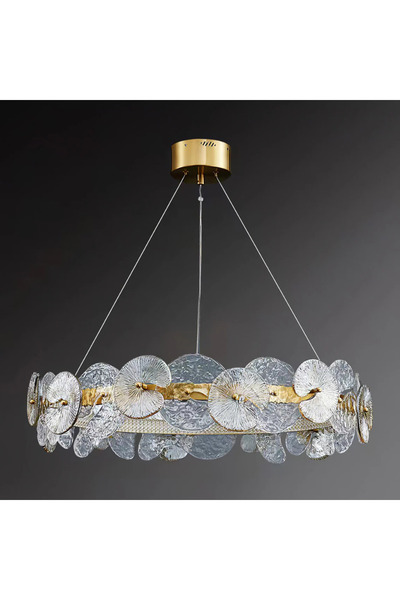 LUXXO Πολυέλαιος εξοπλισμένος με LED, Lotus 60 εκ., 32W, θερμό φως, 60 × 60 ×...