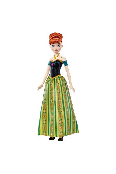 NO BRAND Păpușă cântătoare Disney Frozen Anna, cântând „Pentru prima dată”, p...