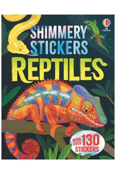 Usborne Shimmery Stickers Reptiles
