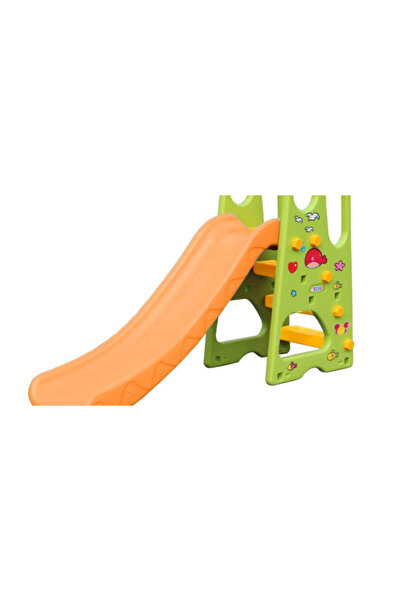 Kidstoys Πλαστική Τσουλήθρα με Μπασκέτα Πράσινο - Πορτοκαλί DGN01-G