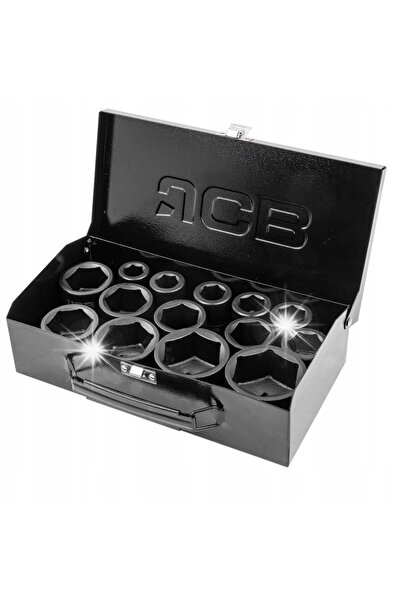 Jcb Set de chei tubulare adânci 3/4 " 14El 17-50mm pentru cheie pneumatică