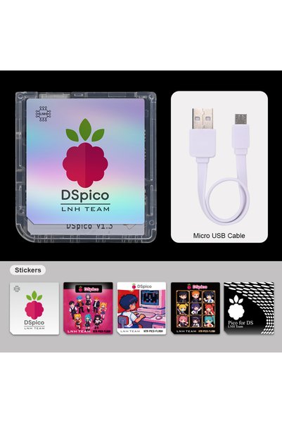 Choice12 TRNWH Colorful RP2040 Dspico Game Card Reader MicroUSB White PCBA fo...