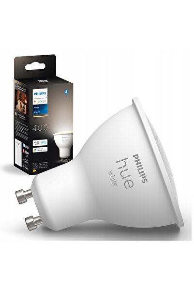 Philips Bec inteligent Hue Alb Spot Inteligent Gu10