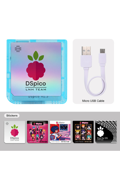 Choice14 ICEBL Colorful RP2040 Dspico Game Card Reader MicroUSB White PCBA fo...