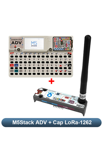 Choice بطاقة كمبيوتر M5Stack ADV وLoRa-1262، طقم تطوير ESP32 مع شاشة LCD مقاس...