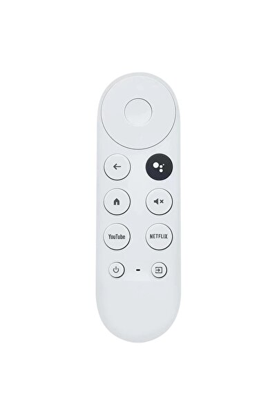 Choice White 4K TV Replacement Voice Remote Control For Google Chromecast Rem...