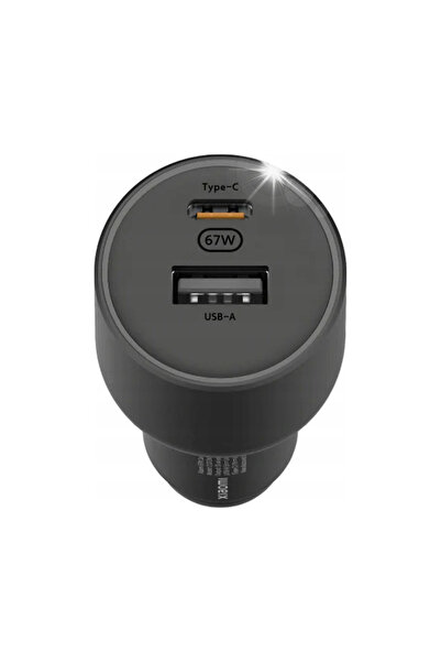 Xiaomi Încărcător auto de 67W, Adaptor de încărcare pentru brichetă auto