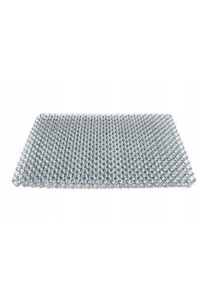 NO BRAND Perie de măturat din sârmă împletită 40 x 60 cm Galvanizată XL