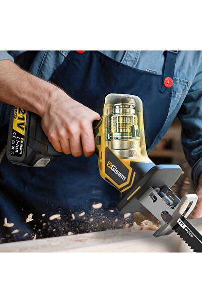 NO BRAND Fierăstrău pendular electric de 3600W cu 8 lame pentru prelucrarea l...