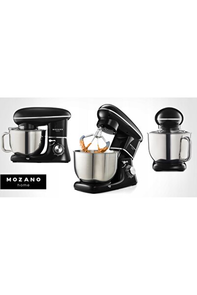 NO BRAND Robot de bucătărie planetar 6,2L Mozano cu angrenaj metalic și 3 mixere