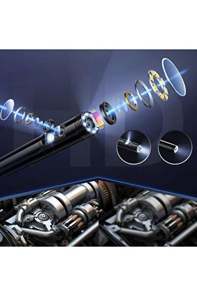 Renew Force Cameră de inspecție endoscop Full HD 5m cu două camere, IPS CMOS ...