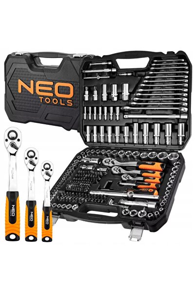 NO BRAND Neo 216 El. Set de chei tubulare 1/2" 1/4" 3/8" - Chei tubulare CrV