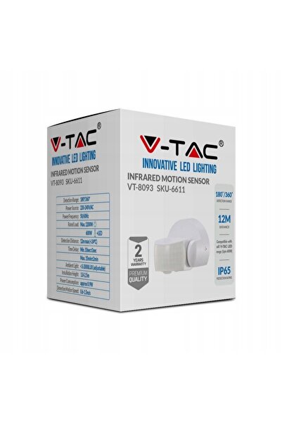 NO BRAND Senzor de mișcare V-Tac 6611 Alb