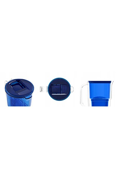 NO BRAND Wessper D1 Solid 2,8L Cană filtrantă albastră + 10 filtre