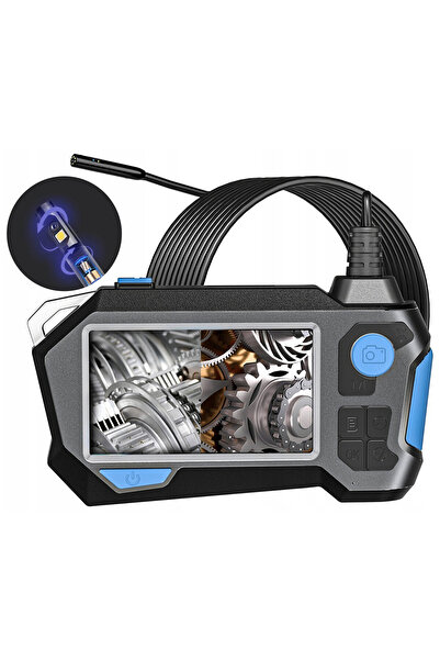 NO BRAND Cameră de inspecție Endoscop Duo 5m Rotație 2X Full HD