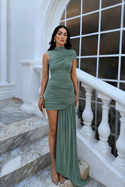Sindimoda Beta Kuyruk Detay Mini Elbise 5073