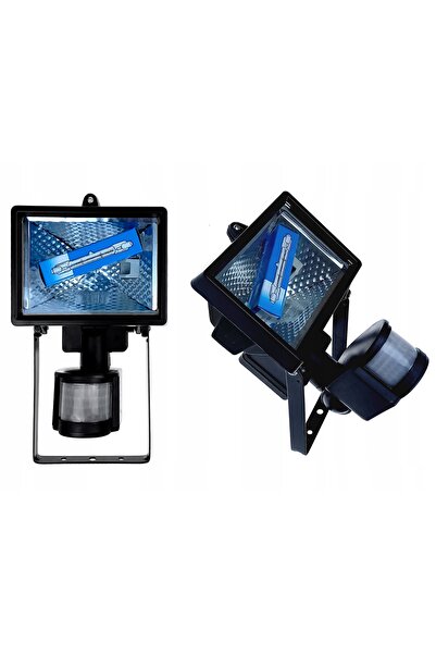 NO BRAND Lampă halogen cu senzor de mișcare, de la amurg la zori, reflector h...