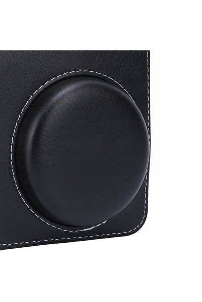 NO BRAND Husă din PU Fujifilm pentru Instax Mini 40 Negru