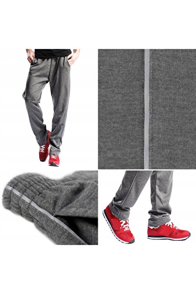 NO BRAND Pantaloni de trening bărbați, sport, din bumbac, 0005, 4XL, Antracit