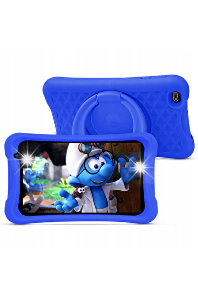 NO BRAND Tabletă Pritom 8 " pentru copii, Android 64Gb, Albastru