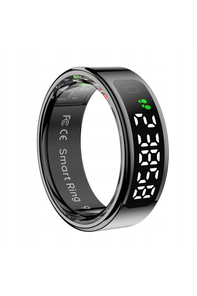 NO BRAND Inel Inteligent cu Ecran LED 5ATM Negru R 10 / 23