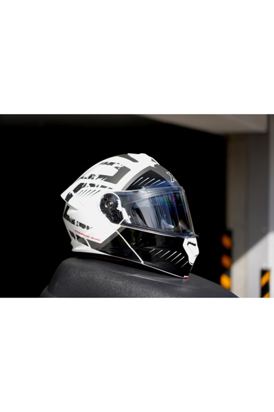 NO BRAND Casca de motocicletă Roxar Paname Evo Edge Light cu protecție pentru...