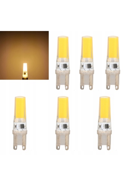 NO BRAND Bec LED G9 500LM 9W Alb Cald 3000K