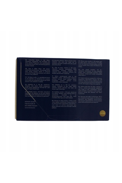 NO BRAND Filtre de cafea din hârtie 1x4, 400 bucăți, mărimea 4, konos emma / ...