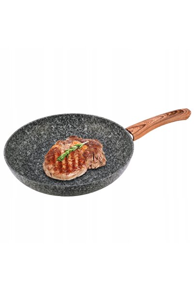 NO BRAND Tigaie tradițională antiaderentă cu înveliș de granit, 32cm, pentru ...