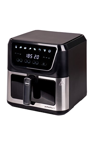 NO BRAND Friteuză cu aer cald, fără ulei, 1700W, mare, 8L, Eldom Fr60