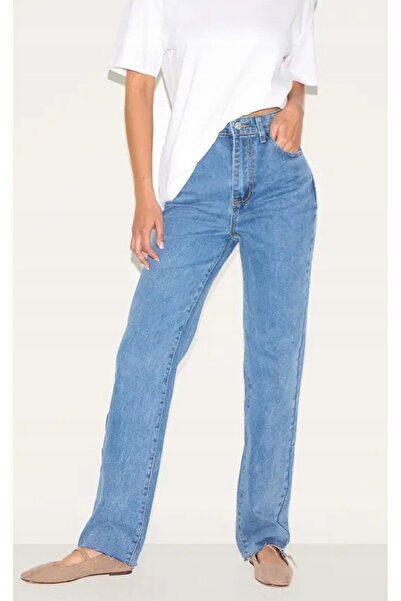 NO BRAND Blugi cu croială dreaptă, cu buzunare, Prettylittlething 40
