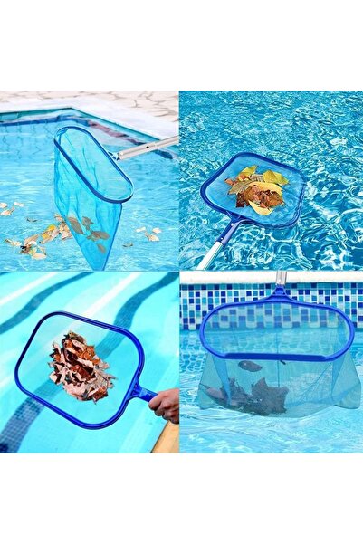 NO BRAND Kit de curățare piscină: Plasă de skimmer, Mănuși de skimmer, Perie