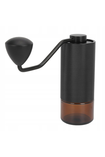 NO BRAND Râșniță manuală de cafea conică cu mâner din lemn, din oțel inoxidab...