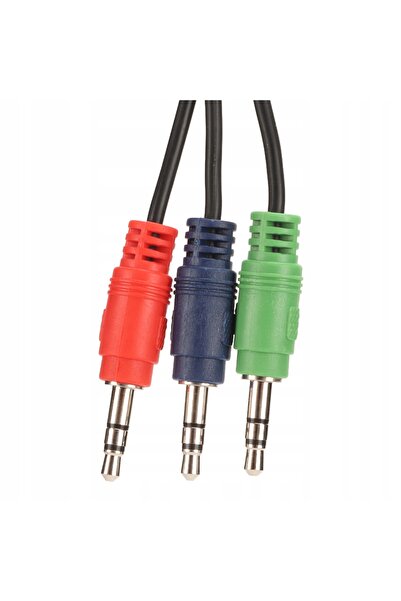 NO BRAND Cablu Mini Din Do 3 DC 3.5mm cu 9 pini pentru amplificatoare de pute...