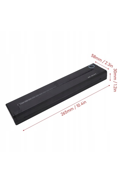 NO BRAND Imprimantă termică portabilă Bluetooth pentru documente A4 și tatuaje