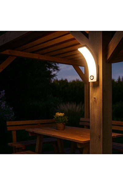 NO BRAND Lampă de perete pentru grădină Masterled Alb, Negru, Sursă de lumină...