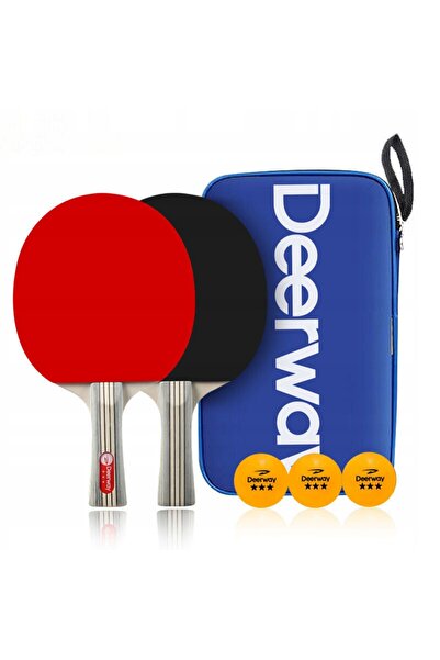 NO BRAND Rachete profesionale de tenis de masă (ping-pong) + husă
