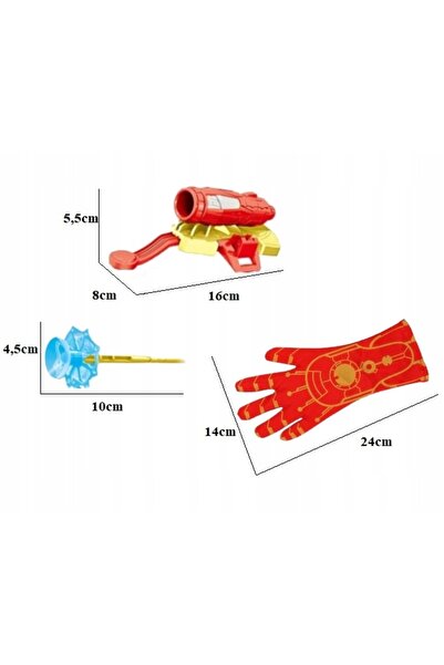 NO BRAND Costum Deghizare Mănușă Lansatoare de Proiectile de Fier Mască Super...