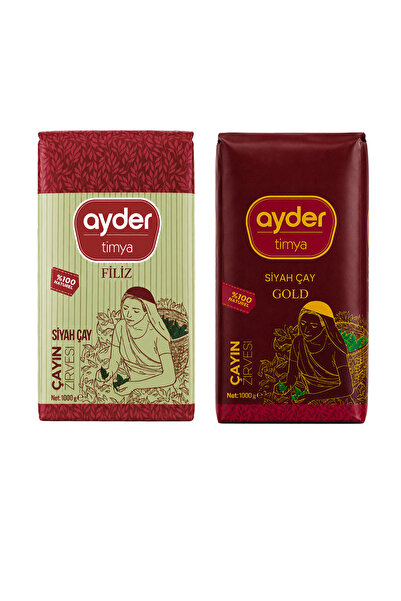 Ayder Timya Gold & Filiz Black Tea / 1000 Gr + 1000Gr