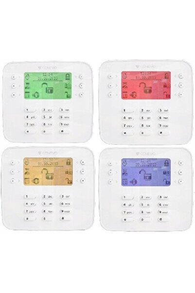 NO BRAND Tastatură pentru Centră de Control Alarmă Lcd-Sl Genevo